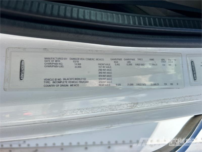Freightliner M2106 4x2 Van Truck (Inoperable) Furgons