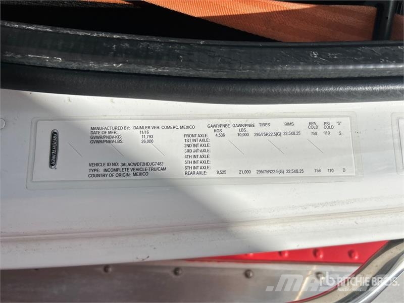 Freightliner M2106 4x2 Van Truck (Inoperable) Box trucks