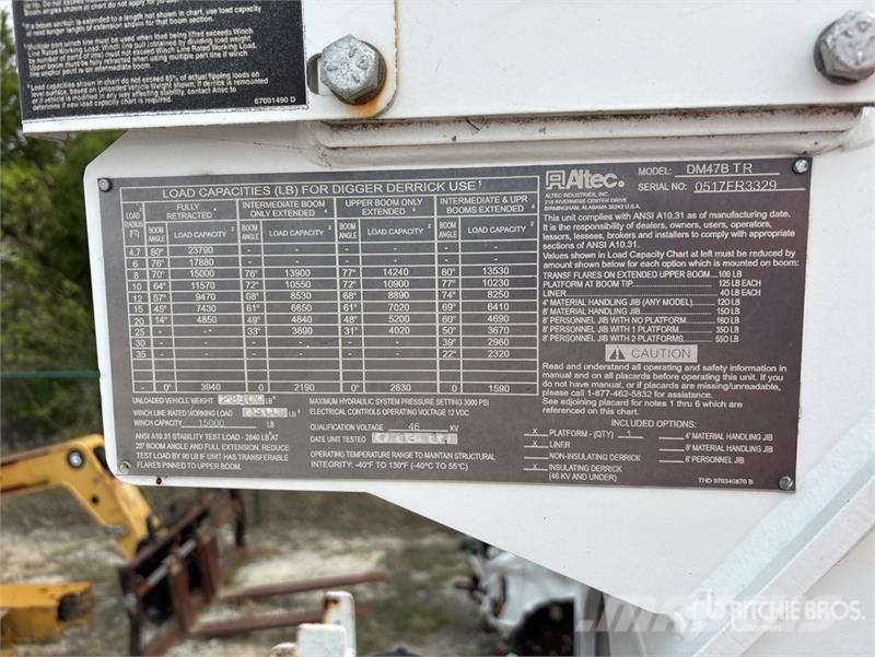 Freightliner M2106 4x4 Digger Derrick Truck (Inoperable) Κινητά φορτηγά γεωτρήσεων