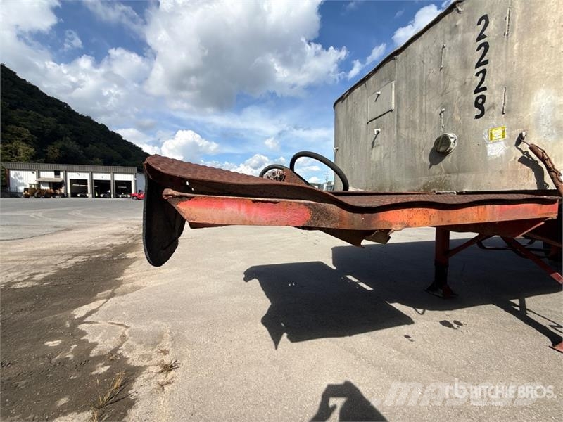 Fruehauf 24 ft T/A Aluminum End Dump Trailer Самоскиди