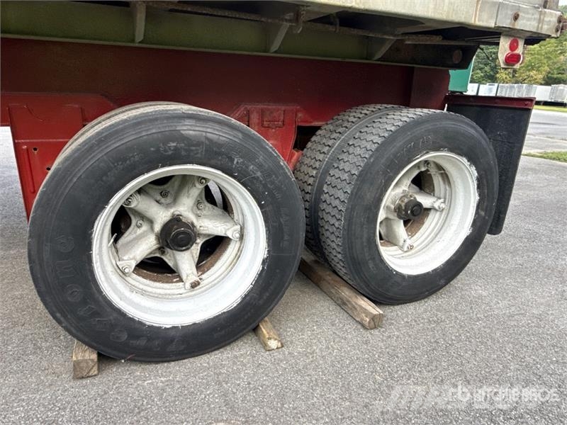 Fruehauf 24 ft T/A Aluminum End Dump Trailer Самоскиди