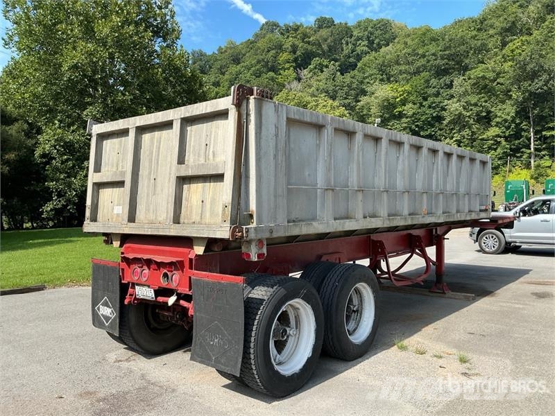 Fruehauf 24 ft T/A Aluminum End Dump Trailer Самоскиди