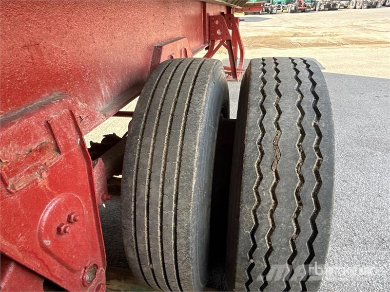 Fruehauf 24 ft T/A Aluminum End Dump Trailer Самоскиди