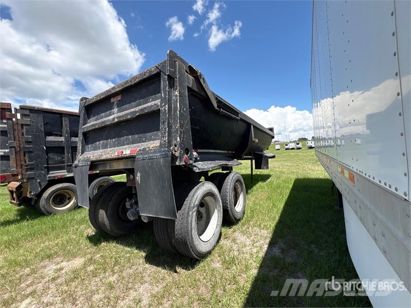 Fruehauf 28 ft T/A Frameless End Dump Trailer Bañeras