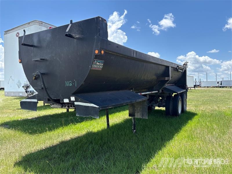 Fruehauf 28 ft T/A Frameless End Dump Trailer Bañeras