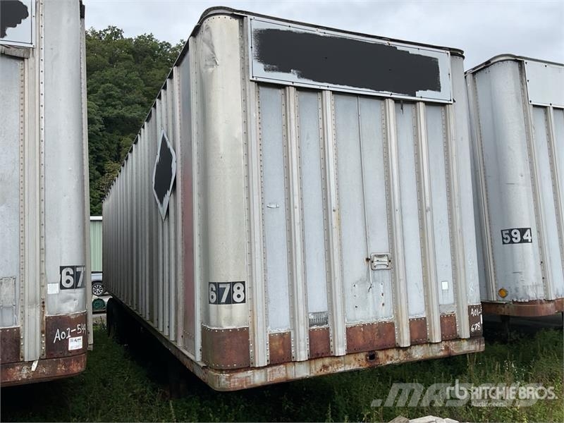 Fruehauf 40 ft T/A Van Trailer (Inoperable) Sanduk prikolice