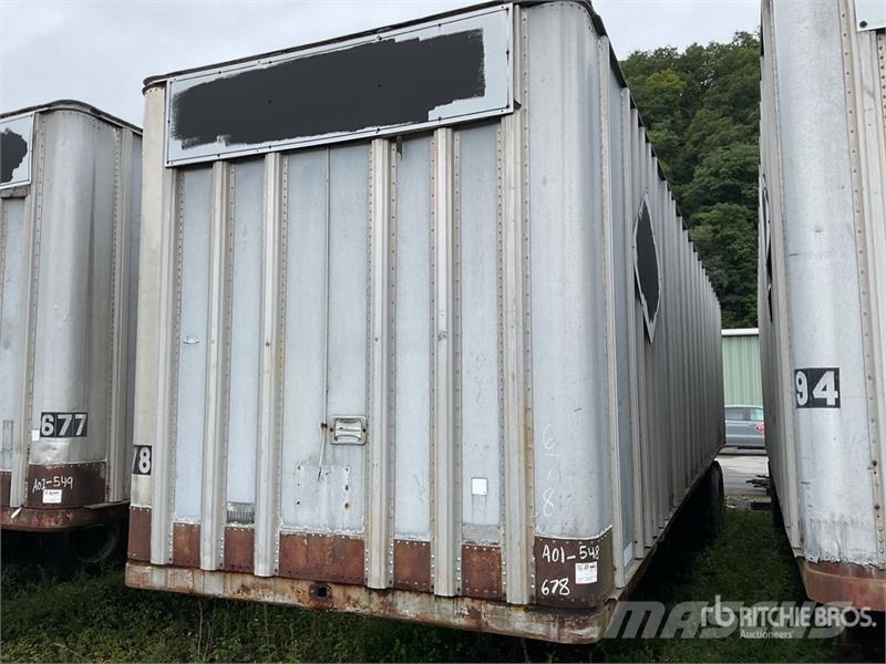 Fruehauf 40 ft T/A Van Trailer (Inoperable) Sanduk prikolice