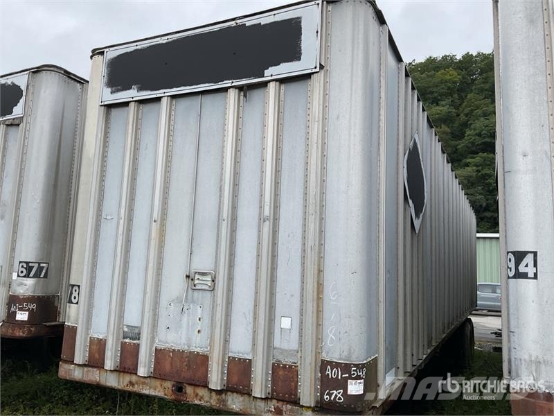 Fruehauf 40 ft T/A Van Trailer (Inoperable) Sanduk prikolice