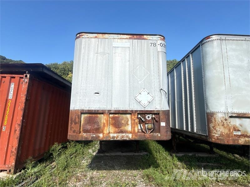 Fruehauf 40 ft x 96 in T/A Van Trailer Fast kasse