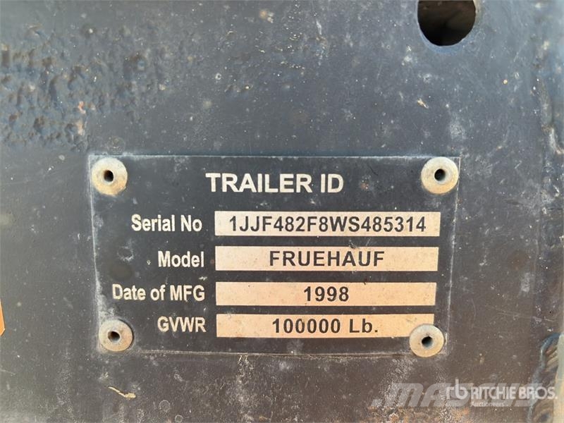 Fruehauf 48 ft T/A Flatbed Trailer Remolques de cama baja