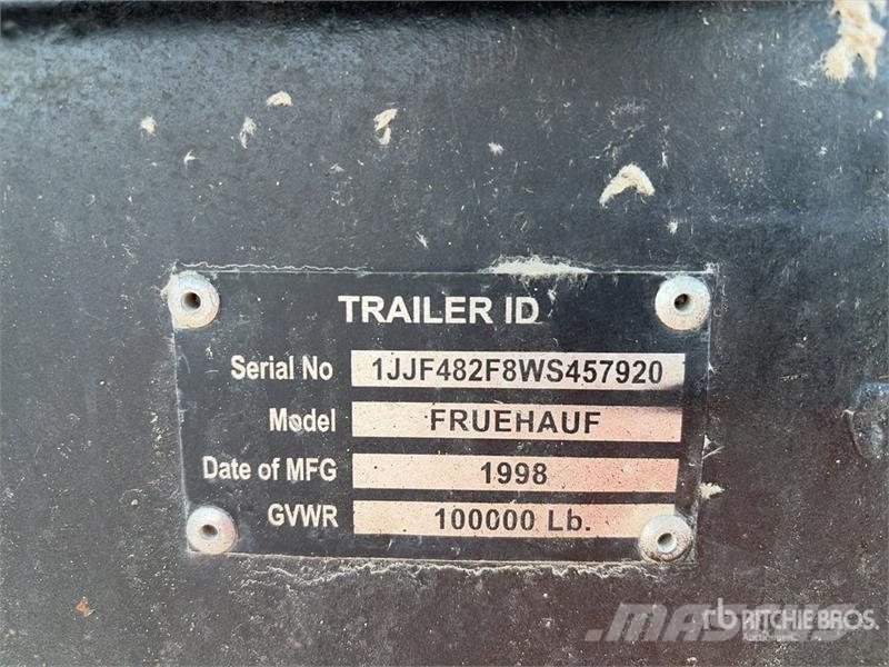 Fruehauf 48 ft T/A Flatbed Trailer Remolques de cama baja