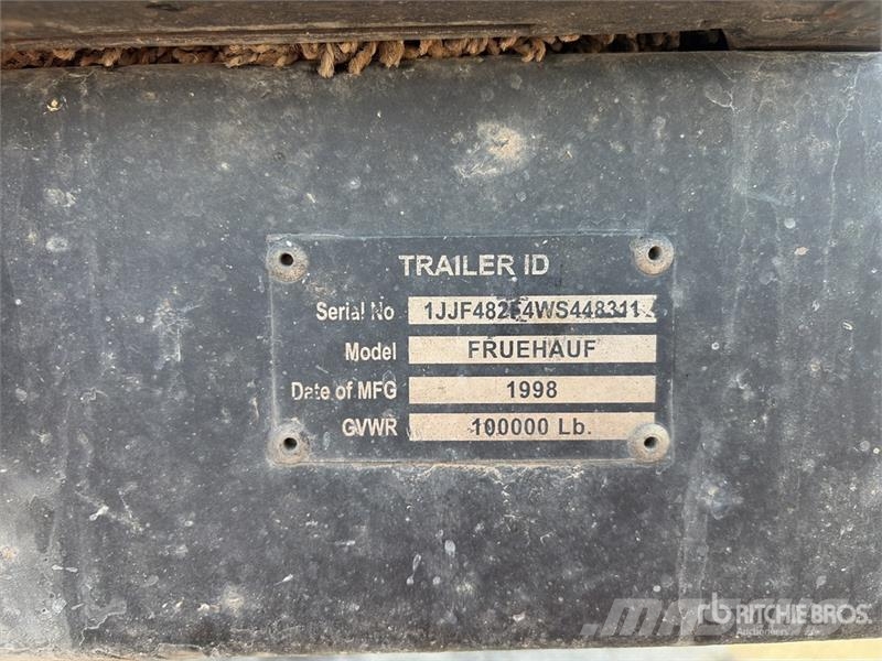 Fruehauf 48 ft T/A Flatbed Trailer Remolques de cama baja