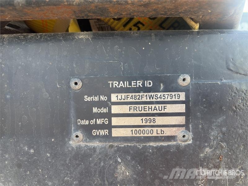 Fruehauf 48 ft T/A Flatbed Trailer Remolques de cama baja