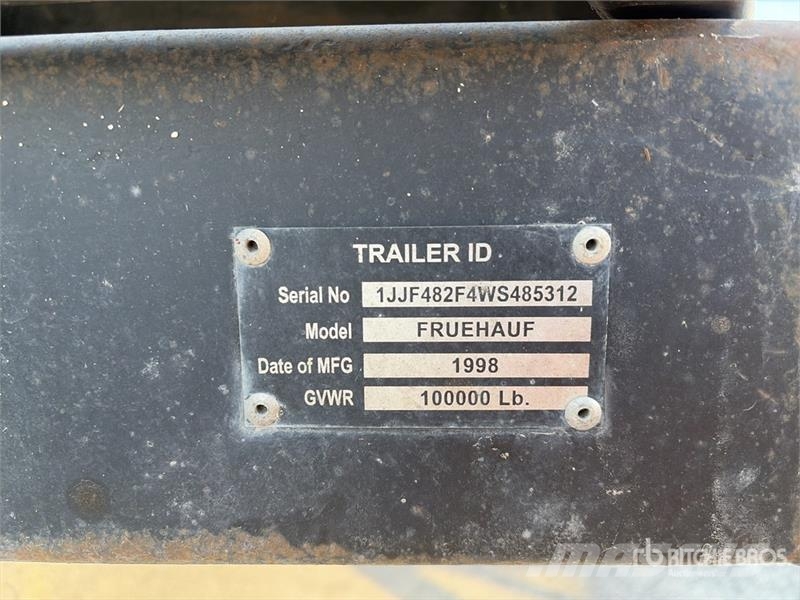 Fruehauf 48 ft T/A Flatbed Trailer Remolques de cama baja