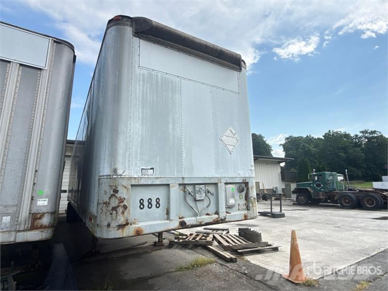 Fruehauf 48 ft x 102 in T/A Van Trailer Umpikoriperävaunut