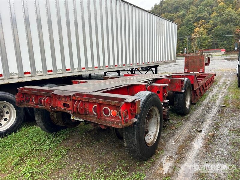 Fruehauf 75 ton Tri/A Removable Gooseneck Lowboy Trailer (I ローローダー