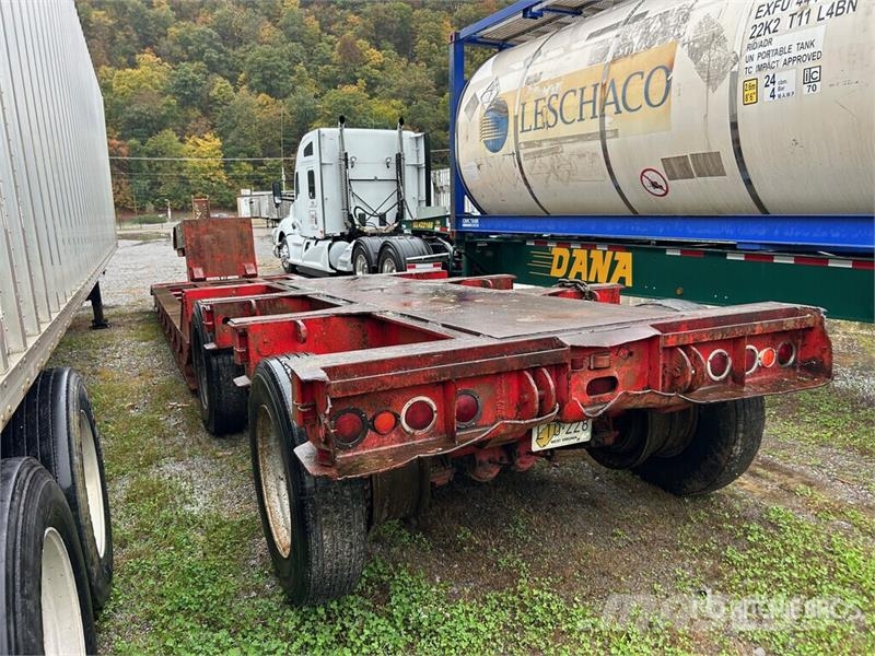 Fruehauf 75 ton Tri/A Removable Gooseneck Lowboy Trailer (I ローローダー