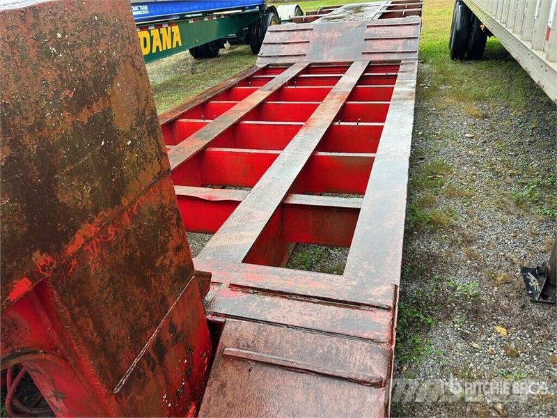 Fruehauf 75 ton Tri/A Removable Gooseneck Lowboy Trailer (I ローローダー