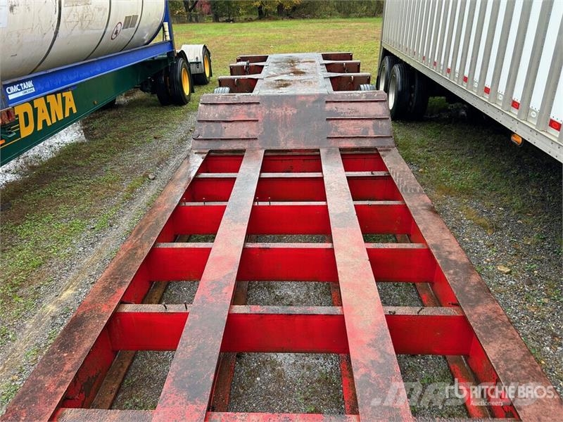 Fruehauf 75 ton Tri/A Removable Gooseneck Lowboy Trailer (I ローローダー