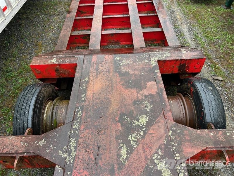 Fruehauf 75 ton Tri/A Removable Gooseneck Lowboy Trailer (I ローローダー