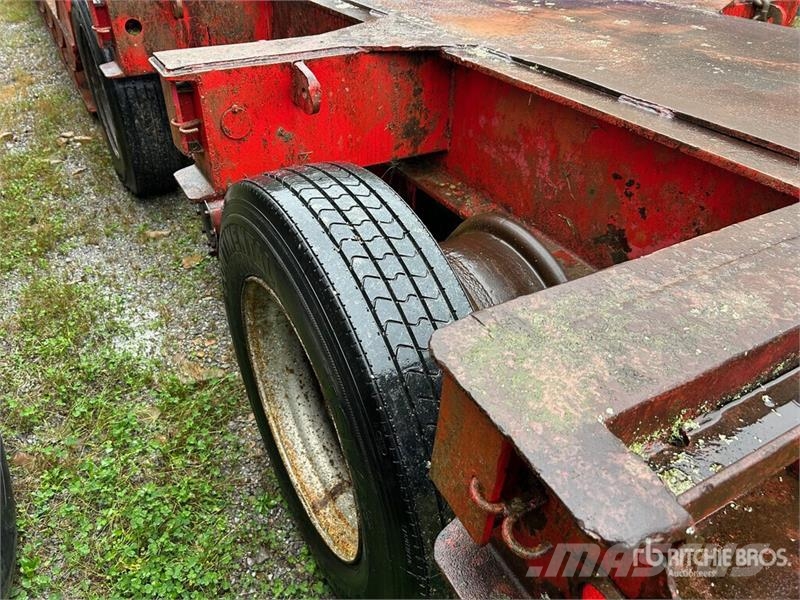 Fruehauf 75 ton Tri/A Removable Gooseneck Lowboy Trailer (I ローローダー