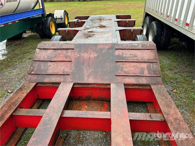 Fruehauf 75 ton Tri/A Removable Gooseneck Lowboy Trailer (I ローローダー