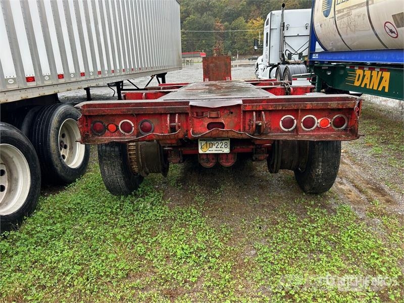 Fruehauf 75 ton Tri/A Removable Gooseneck Lowboy Trailer (I ローローダー