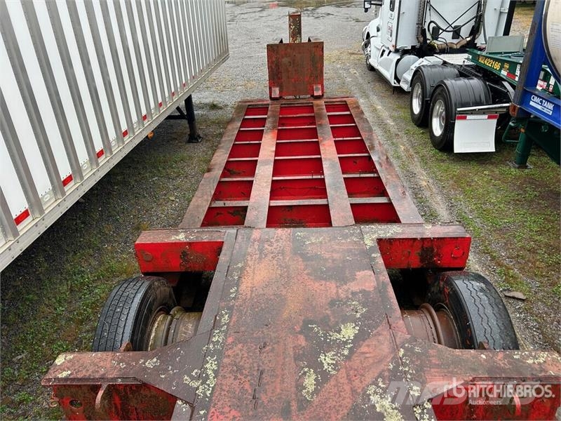 Fruehauf 75 ton Tri/A Removable Gooseneck Lowboy Trailer (I ローローダー