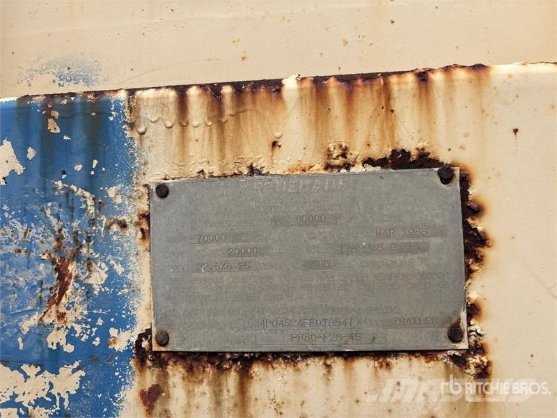 Fruehauf BBF9W126 Plato/keson prikolice