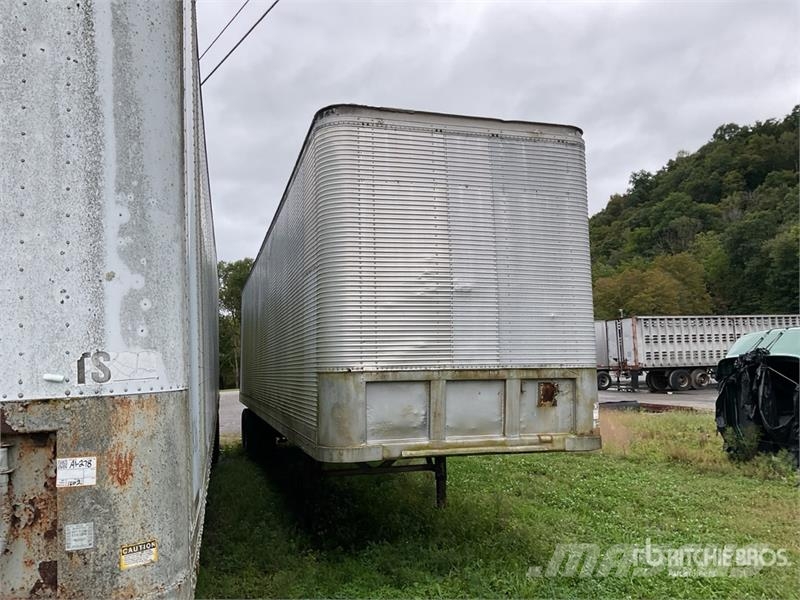 Fruehauf T/A Van Trailer (Inoperable) Van Body Trailers