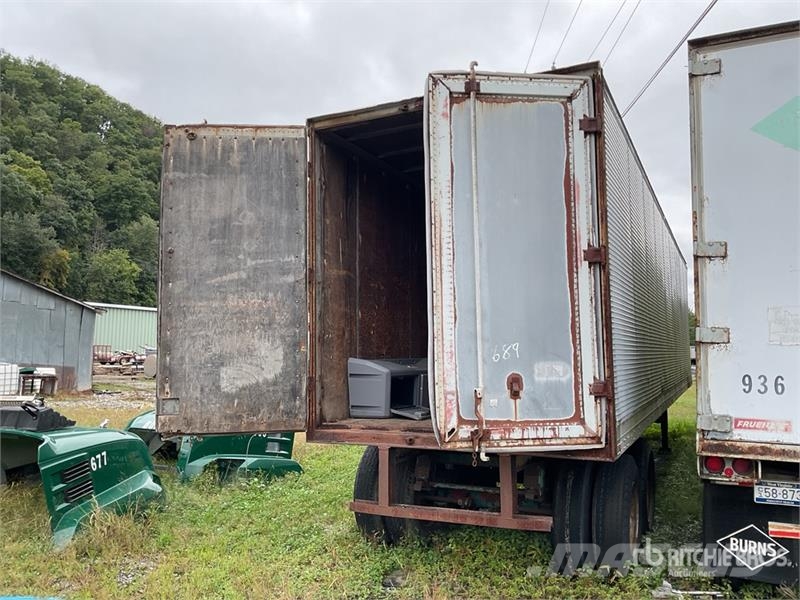 Fruehauf T/A Van Trailer (Inoperable) Van Body Trailers