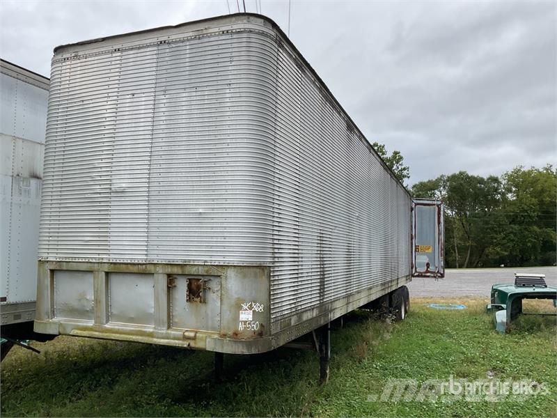 Fruehauf T/A Van Trailer (Inoperable) Van Body Trailers