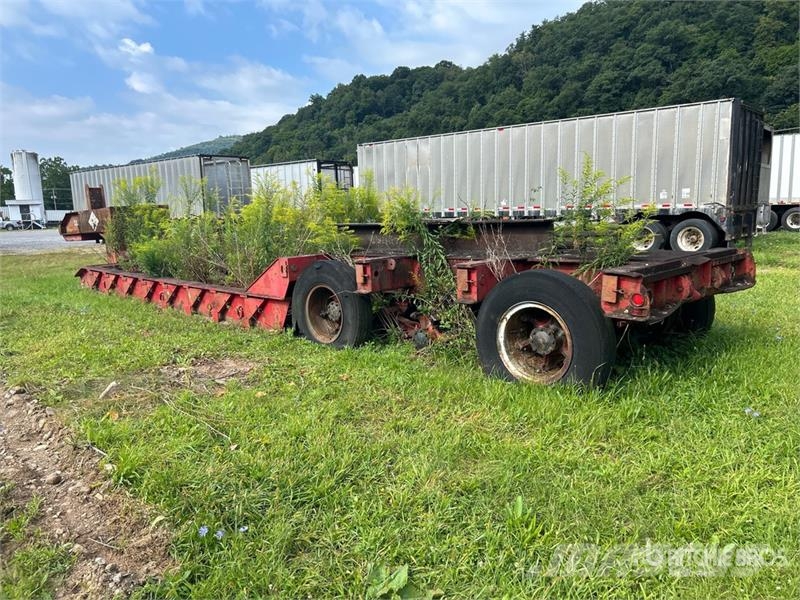 Fruehauf Tri/A Removable Gooseneck Lowboy Trailer (Inoperab Remorque surbaissée