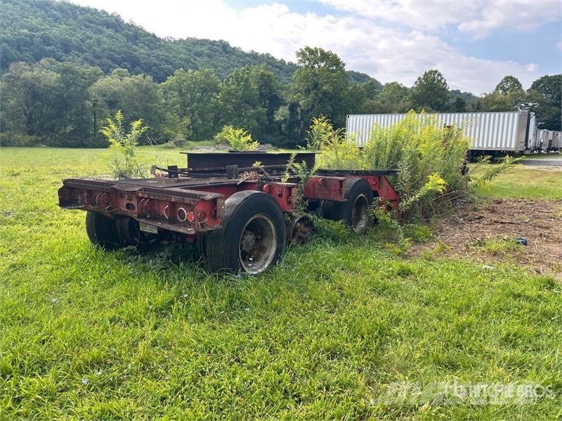 Fruehauf Tri/A Removable Gooseneck Lowboy Trailer (Inoperab Remorque surbaissée