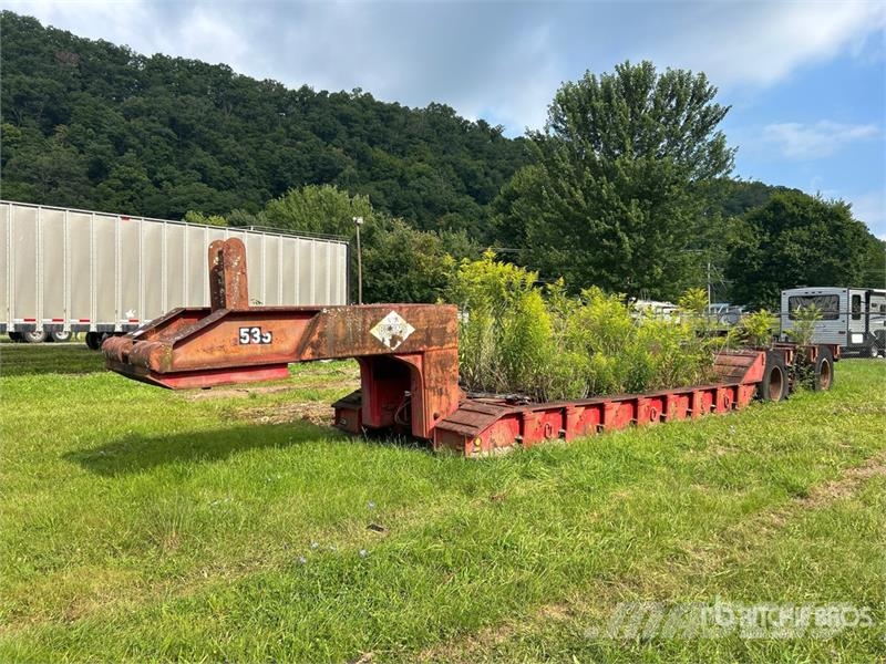 Fruehauf Tri/A Removable Gooseneck Lowboy Trailer (Inoperab Remorque surbaissée