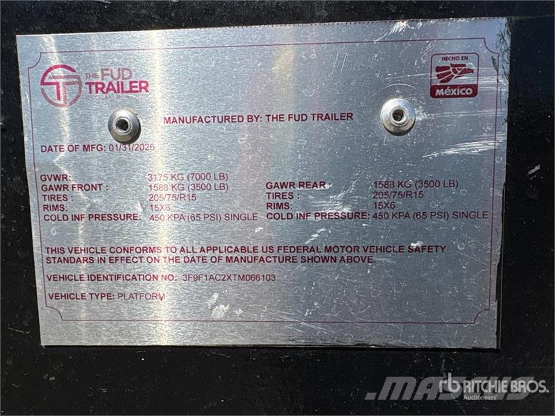 FUD 20 ft T/A Food Concession Trailer Druge prikolice
