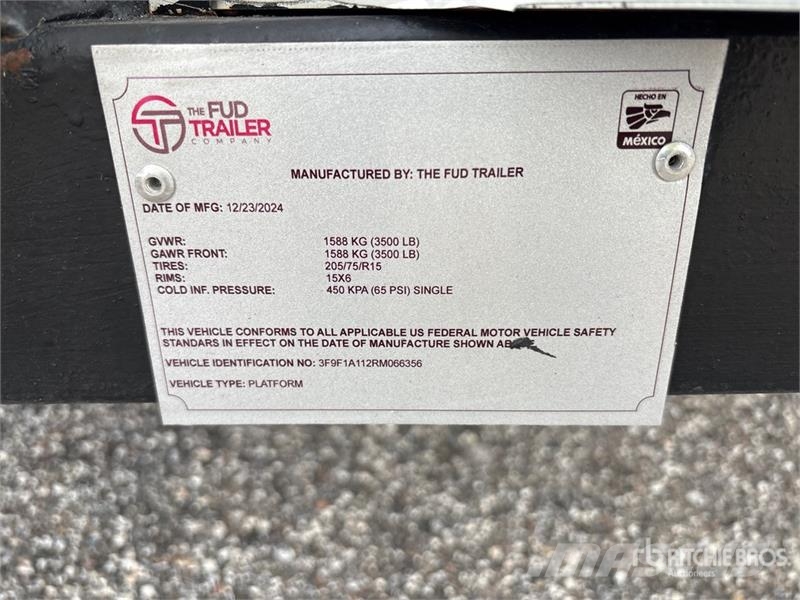 FUD 7 ft S/A Food Concession Trailer Druge prikolice