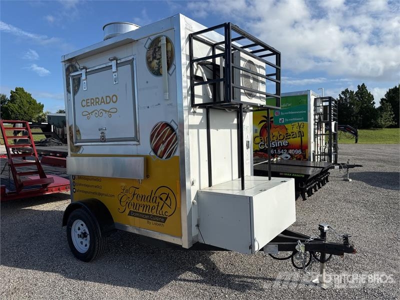 FUD 7 ft S/A Food Concession Trailer Citas piekabes