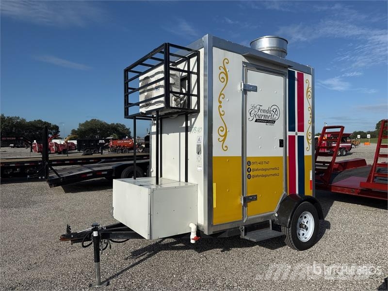 FUD 7 ft S/A Food Concession Trailer Citas piekabes