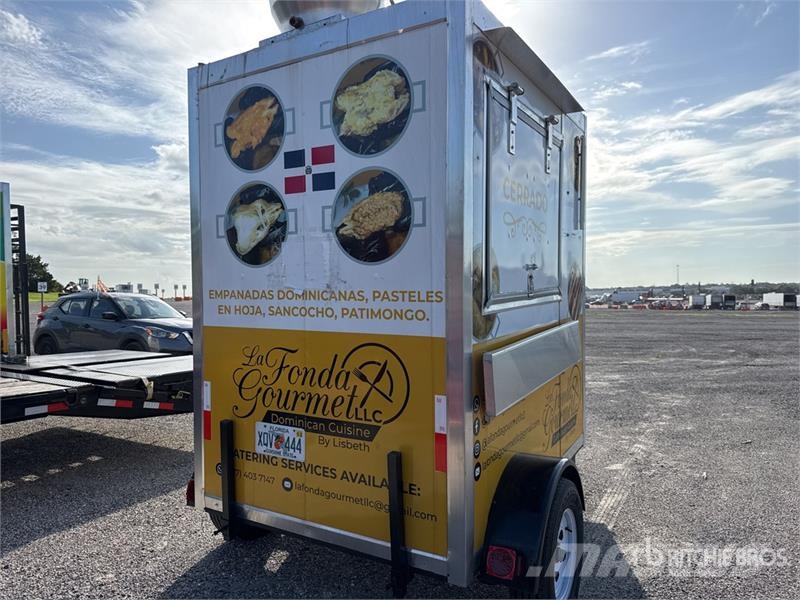 FUD 7 ft S/A Food Concession Trailer Citas piekabes