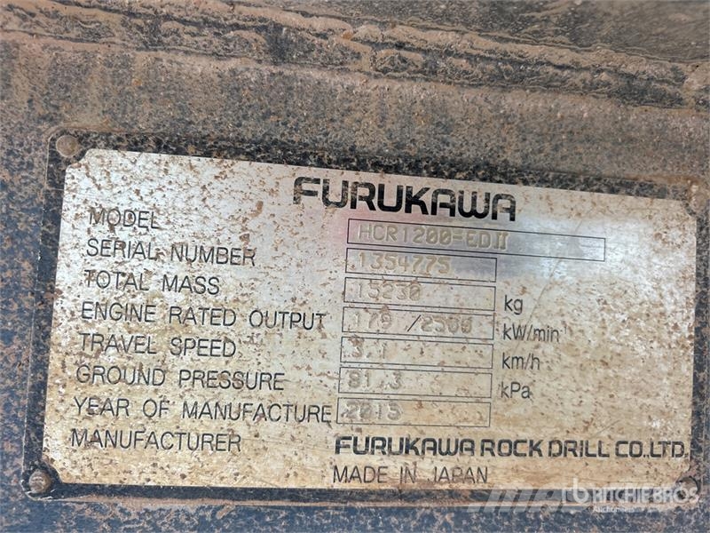 Furukawa HCR1200 EDII Crawler Mounted Blasthole Drill Ostala oprema za bušenje