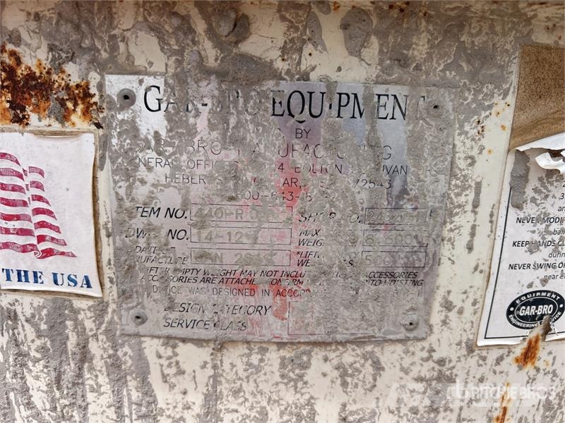 Gar-Bro Concrete Bucket ملحقات خرسانة