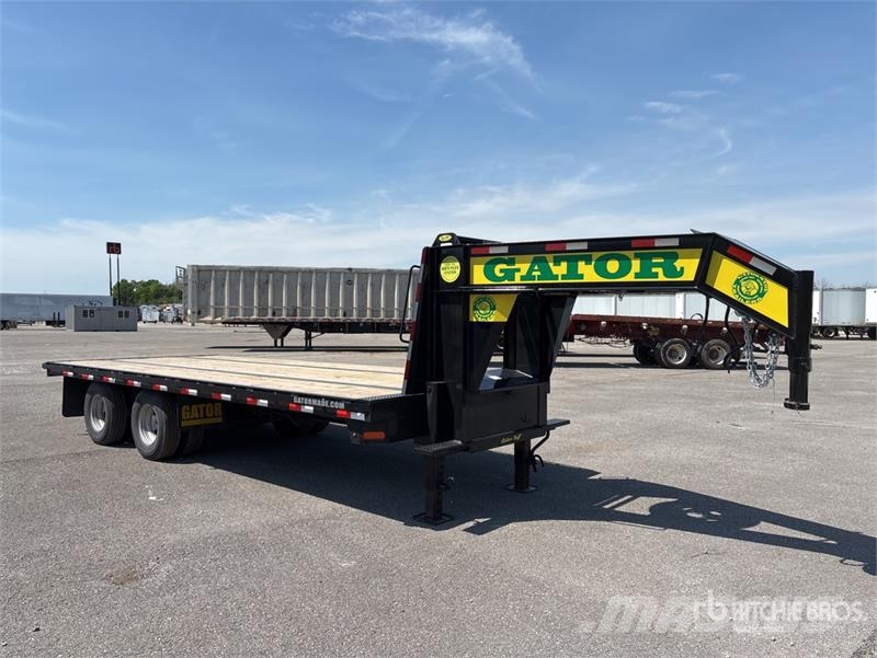 Gator 18920 lb 20 ft T/A Gooseneck Equipment Trailer Przyczepy do transportu samochodów