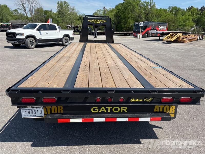 Gator 18920 lb 20 ft T/A Gooseneck Equipment Trailer Przyczepy do transportu samochodów