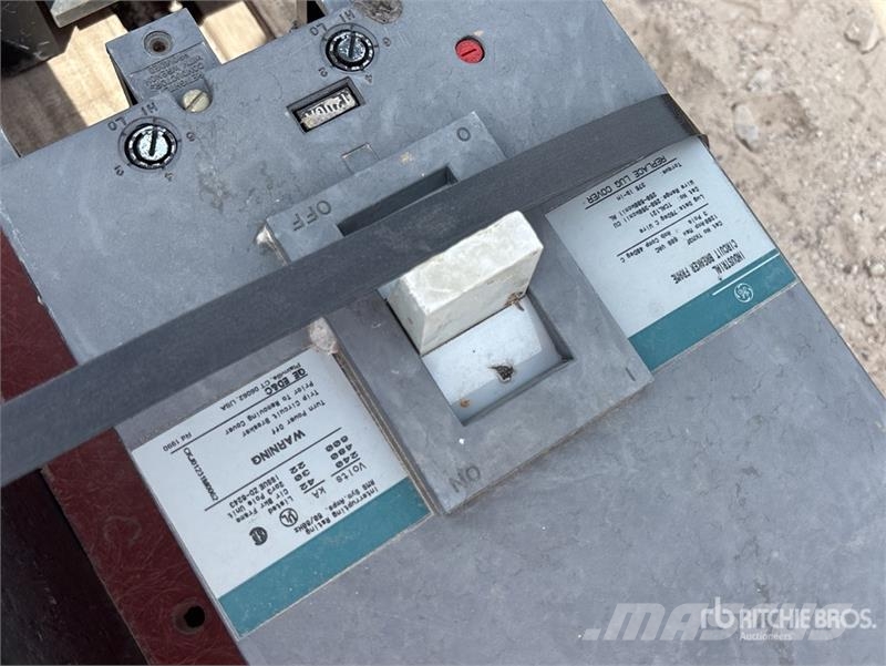 GE of (6) GE 1600 Amp Breakers Other components
