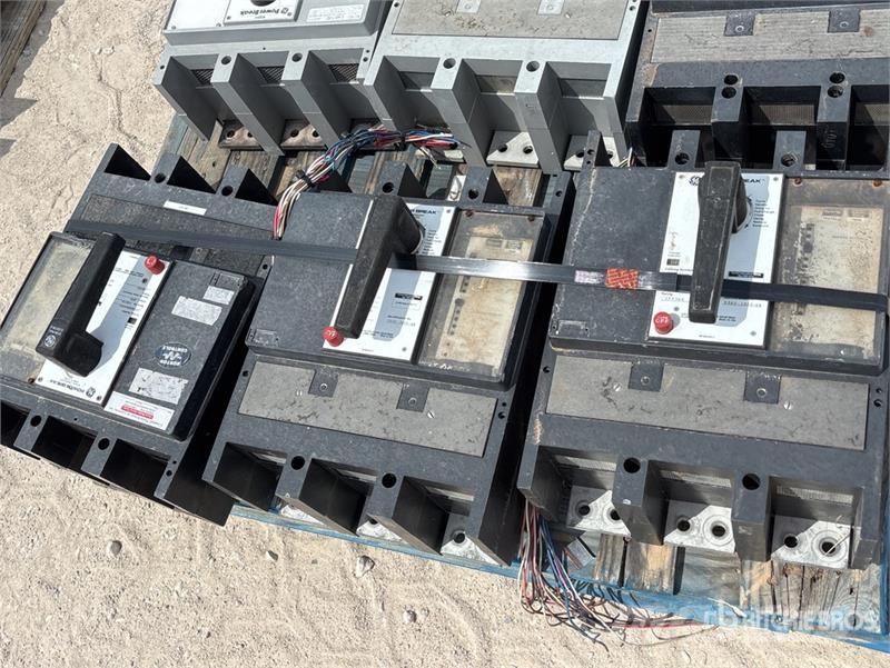 GE of (6) GE TPR5616NRHC 1600 Amp Breaker Other components