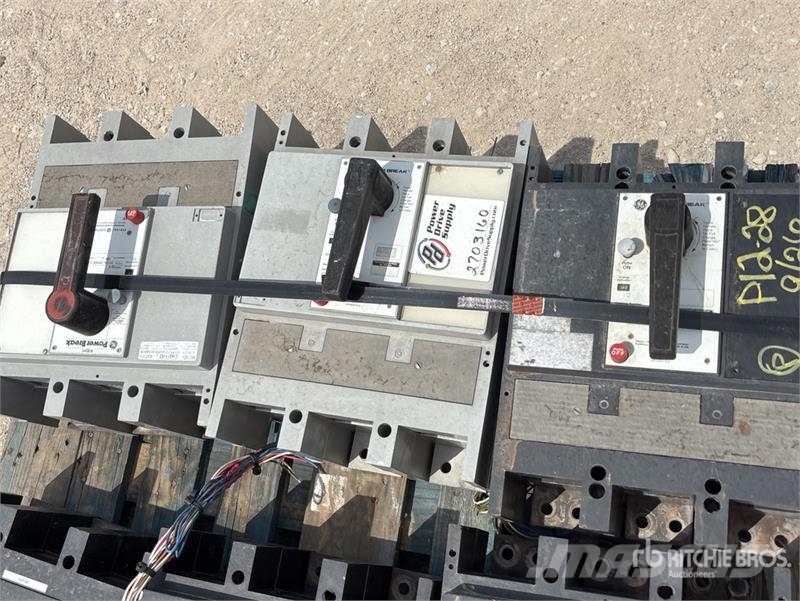 GE of (6) GE TPR5616NRHC 1600 Amp Breaker Other components
