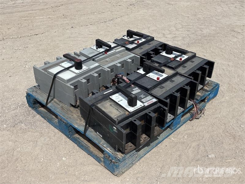 GE of (6) GE TPR5616NRHC 1600 Amp Breaker Other components