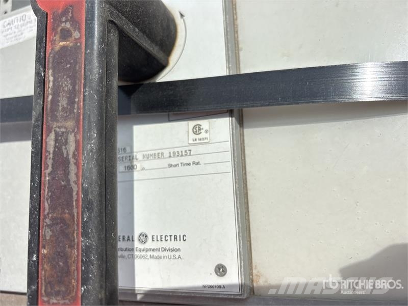 GE of (6) GE TPR5616NRHC 1600 Amp Breaker Other components