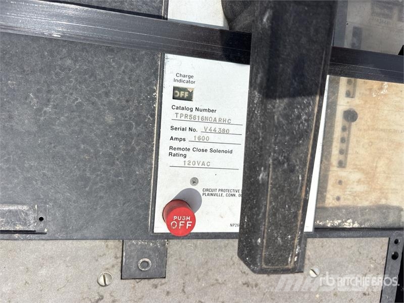 GE of (6) GE TPR5616NRHC 1600 Amp Breaker Other components